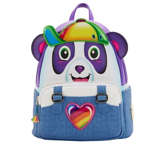 Lisa Frank Loungefly Painter Panda Bear Mini Backpack - Picture 2 of 5